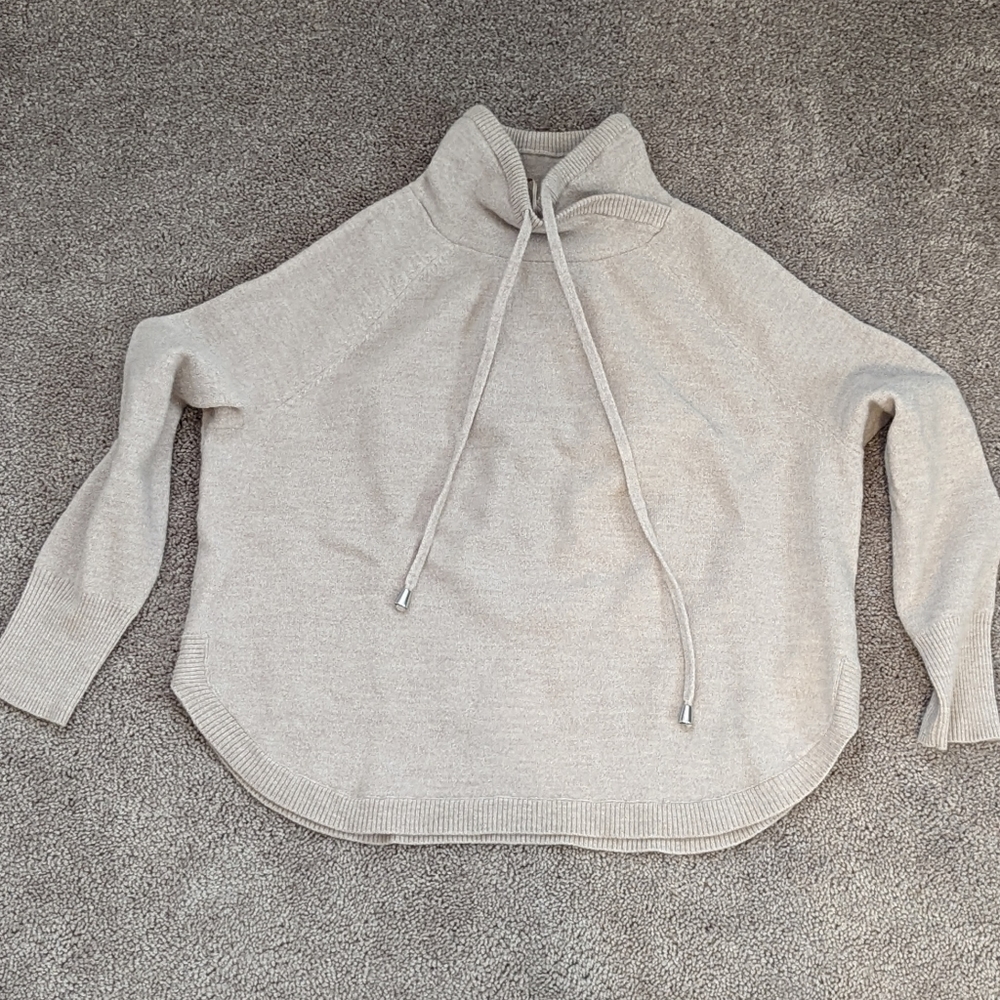 Beige Cynthia Rowley Merino wool sweater